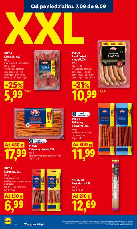 Lidl - gazetka promocyjna Oferta od poniedziałku od poniedziałku 07.09 do środy 09.09 - strona 38