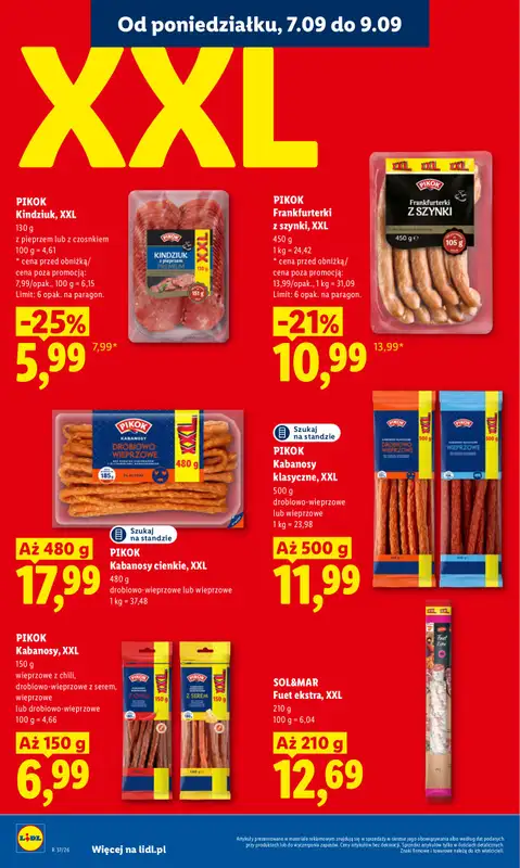 Lidl - gazetka promocyjna Oferta od poniedziałku od poniedziałku 07.09 do środy 09.09 - strona 38