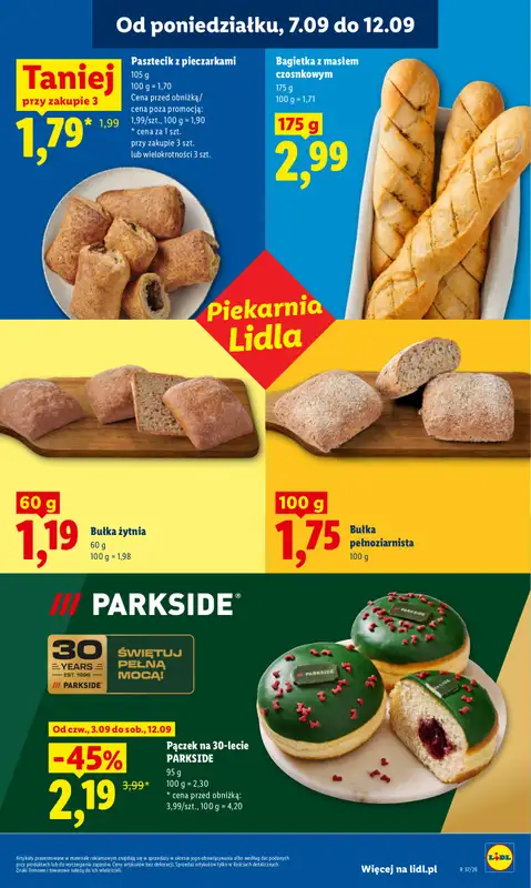 Lidl - gazetka promocyjna Oferta od poniedziałku od poniedziałku 07.09 do środy 09.09 - strona 61