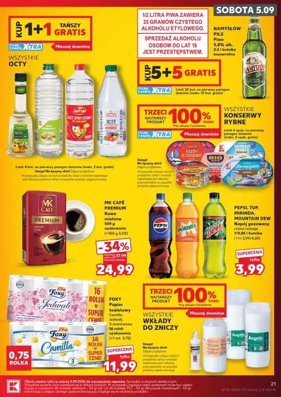 Kaufland - gazetka promocyjna Gazetka Tygodnia od czwartku 03.09 do środy 09.09 - strona 21