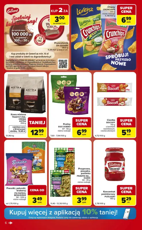 Carrefour Market - gazetka promocyjna Gazetka Ekspresowe zakupy od wtorku 08.09 do poniedziałku 14.09 - strona 6