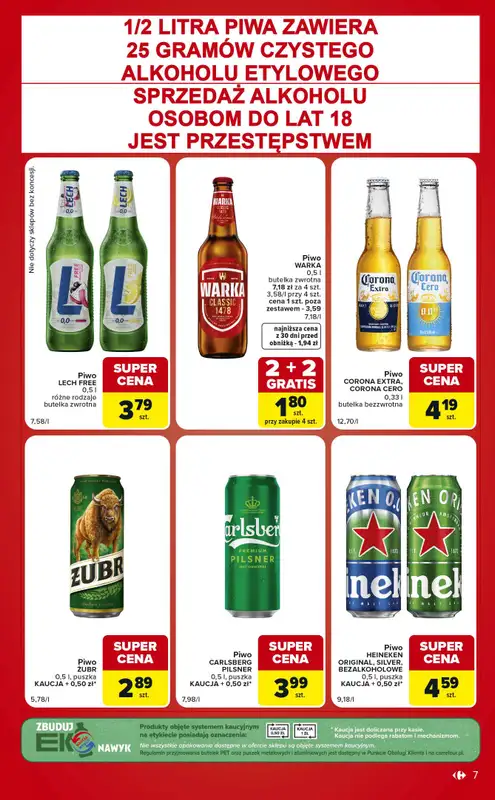 Carrefour Market - gazetka promocyjna Gazetka Ekspresowe zakupy od wtorku 08.09 do poniedziałku 14.09 - strona 7