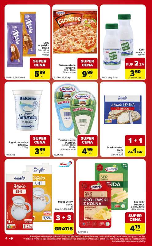 Carrefour Market - gazetka promocyjna Gazetka Ekspresowe zakupy od wtorku 08.09 do poniedziałku 14.09 - strona 4