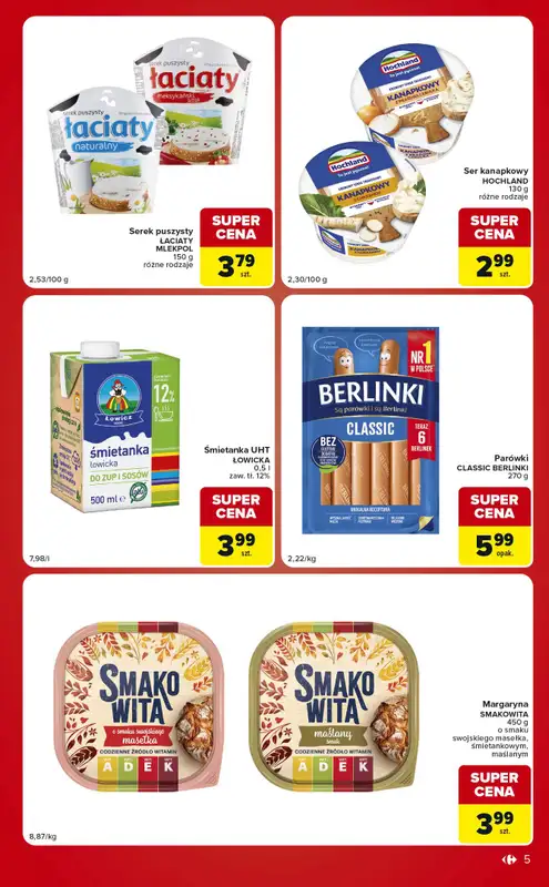 Carrefour Market - gazetka promocyjna Gazetka Ekspresowe zakupy od wtorku 08.09 do poniedziałku 14.09 - strona 5