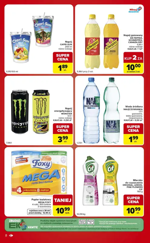 Carrefour Market - gazetka promocyjna Gazetka Ekspresowe zakupy od wtorku 08.09 do poniedziałku 14.09 - strona 8