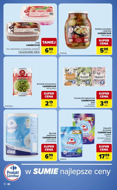 Carrefour Market - gazetka promocyjna Gazetka Ekspresowe zakupy od wtorku 08.09 do poniedziałku 14.09 - strona 10