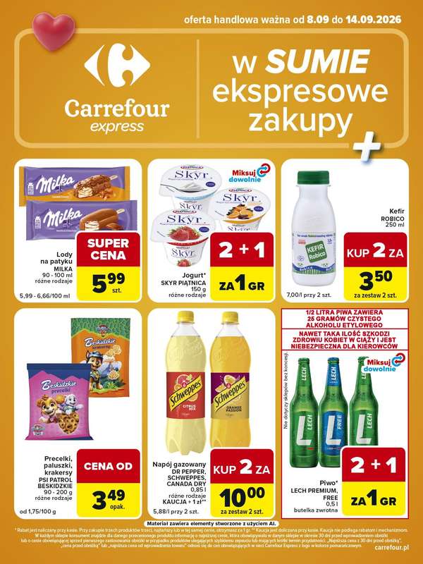 Carrefour Express - gazetka promocyjna Gazetka Express od wtorku 08.09 do poniedziałku 14.09 - strona 2