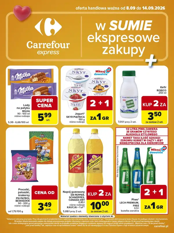 Carrefour Express - gazetka promocyjna Gazetka Express od wtorku 08.09 do poniedziałku 14.09 - strona 2