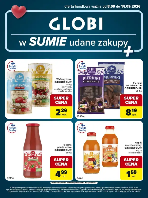 Globi - gazetka promocyjna Gazetka Globi od wtorku 08.09 do poniedziałku 14.09 - strona 2