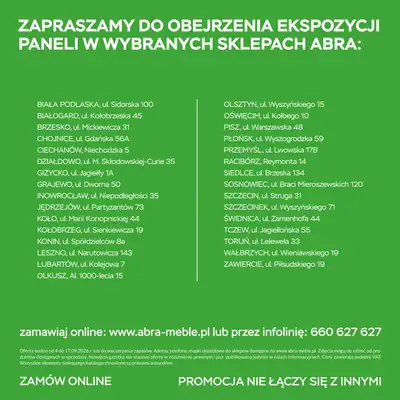 Abra Meble - gazetka promocyjna Odkryj promocje! od niedzieli 06.09 do czwartku 17.09 - strona 22