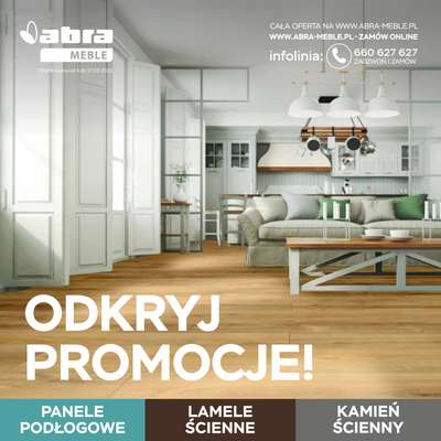 Abra Meble - gazetka promocyjna Odkryj promocje! od niedzieli 06.09 do czwartku 17.09