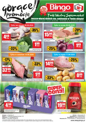 Bingo - gazetka promocyjna Gazetka od wtorku 08.09 do soboty 19.09