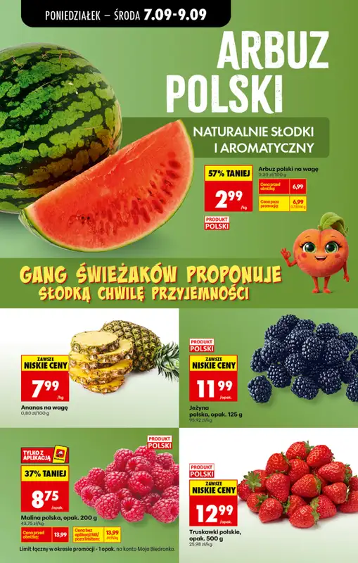 Biedronka - gazetka promocyjna Od poniedziałku od poniedziałku 07.09 do soboty 12.09 - strona 18
