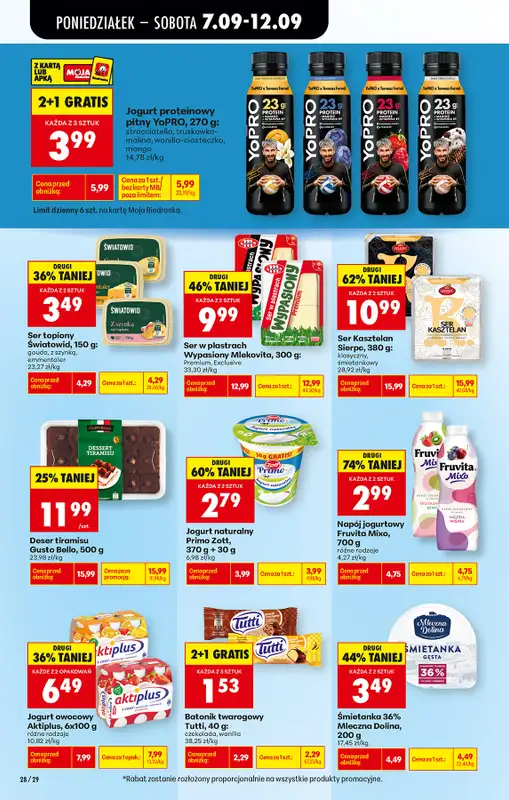 Biedronka - gazetka promocyjna Od poniedziałku od poniedziałku 07.09 do soboty 12.09 - strona 34