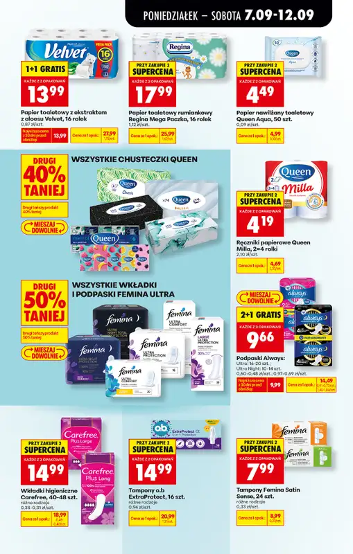 Biedronka - gazetka promocyjna Od poniedziałku od poniedziałku 07.09 do soboty 12.09 - strona 73