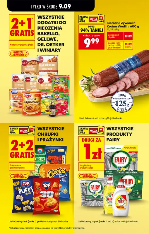 Biedronka - gazetka promocyjna Od poniedziałku od poniedziałku 07.09 do soboty 12.09 - strona 15