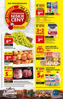 Biedronka - gazetka promocyjna Od poniedziałku od poniedziałku 07.09 do soboty 12.09