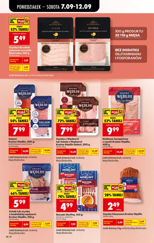 Biedronka - gazetka promocyjna Od poniedziałku od poniedziałku 07.09 do soboty 12.09 - strona 42