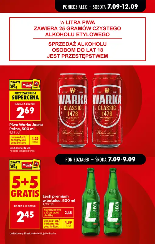 Biedronka - gazetka promocyjna Od poniedziałku od poniedziałku 07.09 do soboty 12.09 - strona 13