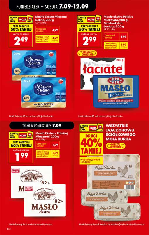 Biedronka - gazetka promocyjna Od poniedziałku od poniedziałku 07.09 do soboty 12.09 - strona 2