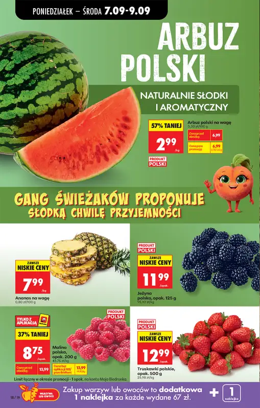 Biedronka - gazetka promocyjna Od poniedziałku, Z ladą tradycyjną od poniedziałku 07.09 do soboty 12.09 - strona 24