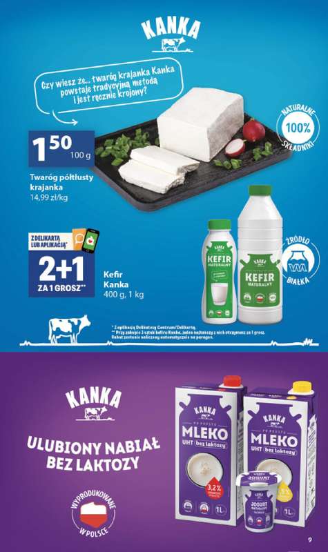 Delikatesy Centrum - gazetka promocyjna Gazetka  do środy 16.09 - strona 9