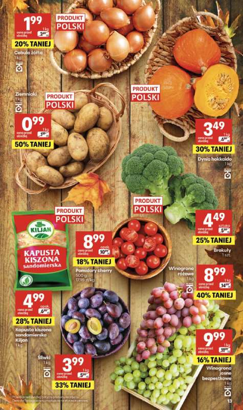 Delikatesy Centrum - gazetka promocyjna Gazetka  do środy 16.09 - strona 13