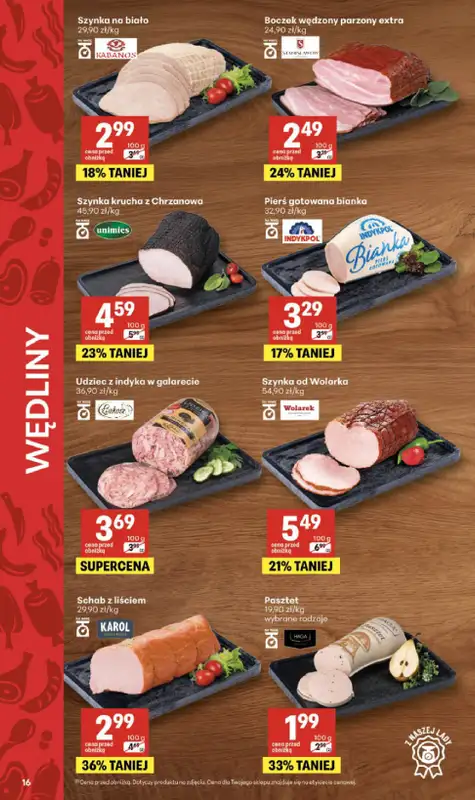 Delikatesy Centrum - gazetka promocyjna Gazetka  do środy 16.09 - strona 16