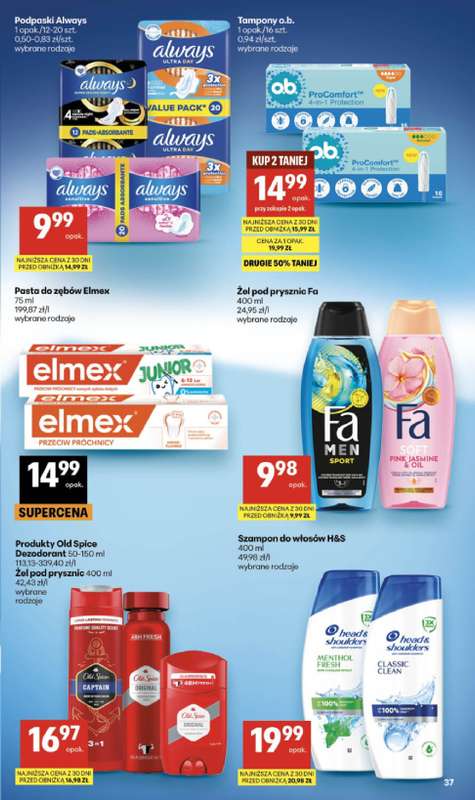 Delikatesy Centrum - gazetka promocyjna Gazetka  do środy 16.09 - strona 37