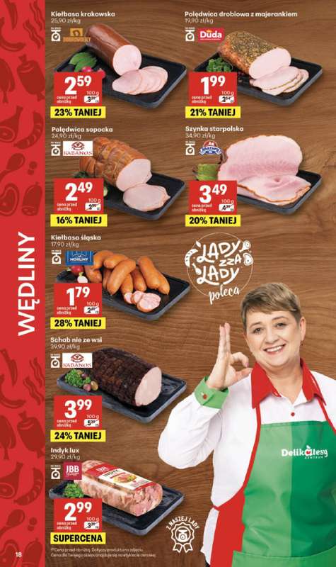 Delikatesy Centrum - gazetka promocyjna Gazetka  do środy 16.09 - strona 18