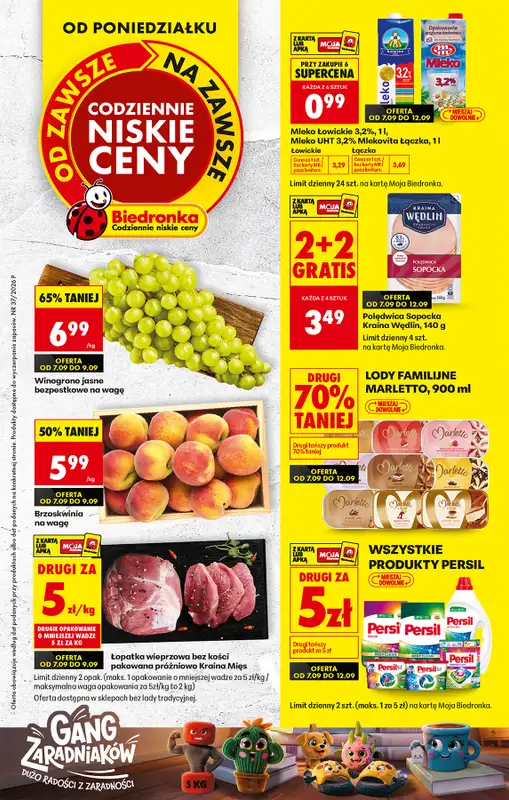 Biedronka - gazetka promocyjna Od poniedziałku  