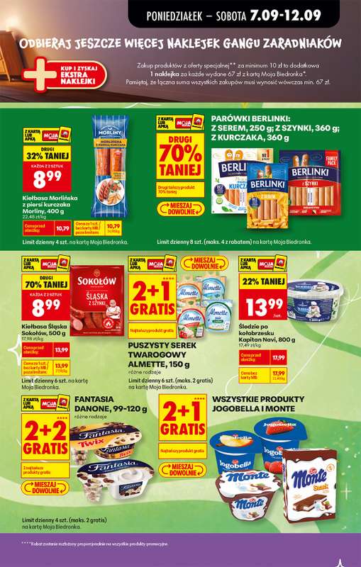Biedronka - gazetka promocyjna Od poniedziałku od poniedziałku 07.09 do soboty 12.09 - strona 67