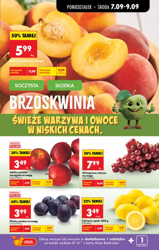 Biedronka - gazetka promocyjna Od poniedziałku od poniedziałku 07.09 do soboty 12.09 - strona 25