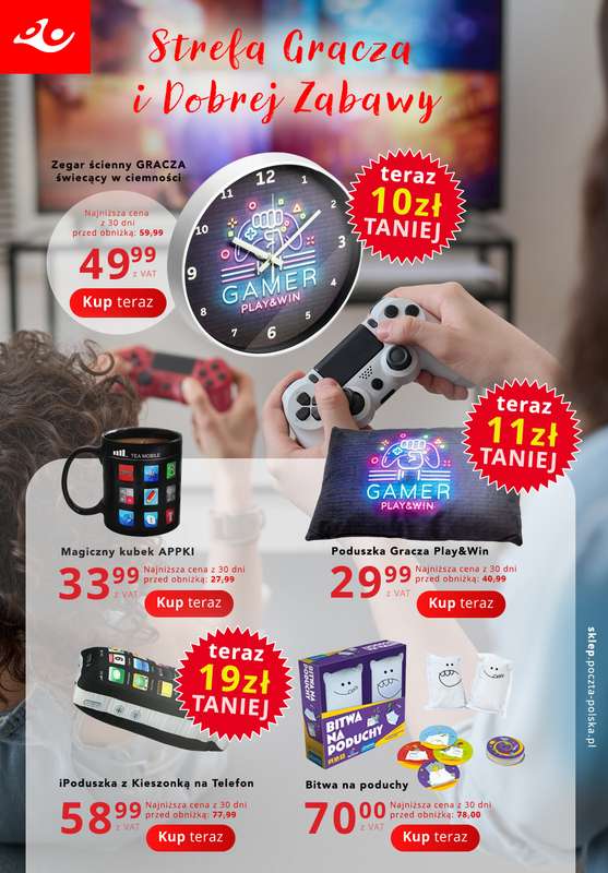 Poczta Polska - gazetka promocyjna Gazetka od poniedziałku 07.09 do niedzieli 20.09 - strona 4