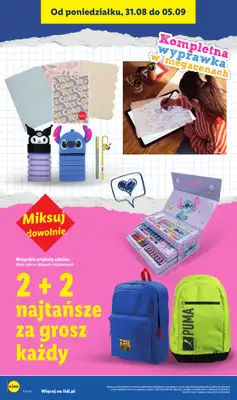 Lidl - gazetka promocyjna Kompletna Wyprawka W Megacenach od wtorku 14.07 do środy 30.09 - strona 70