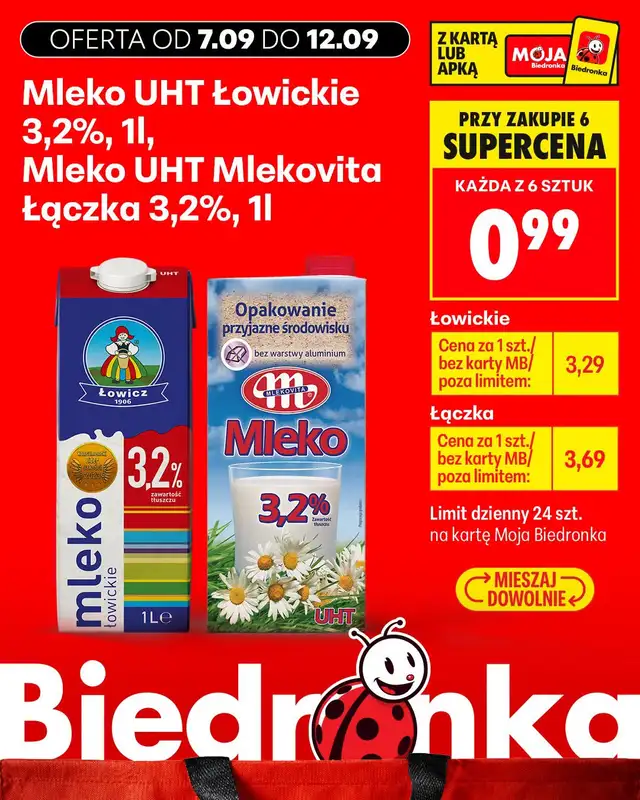 Biedronka - gazetka promocyjna Biedronkowe oszczędności od poniedziałku 07.09 do środy 09.09 - strona 12