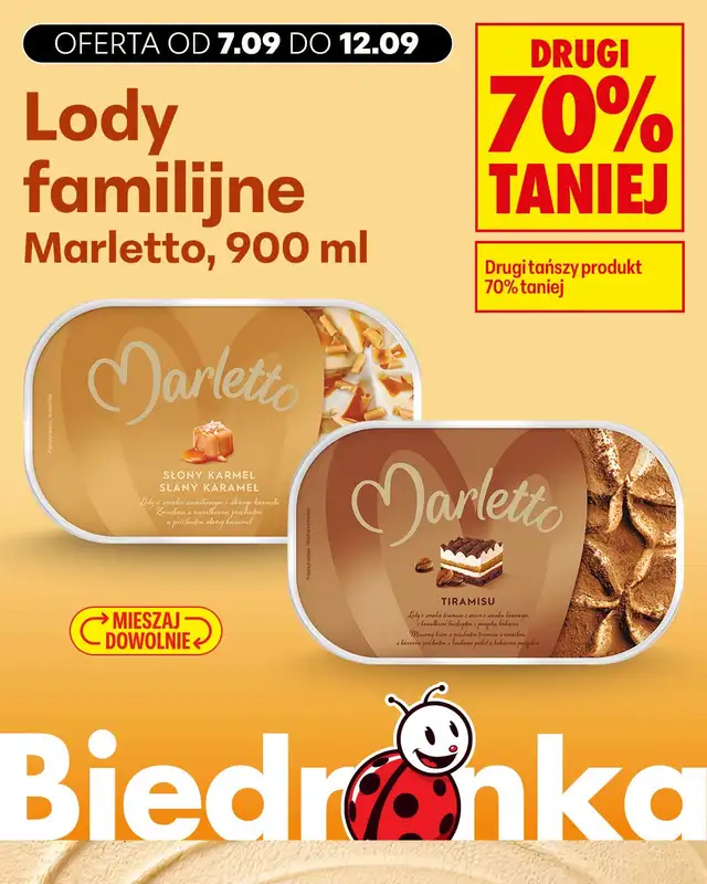 Biedronka - gazetka promocyjna Biedronkowe oszczędności od poniedziałku 07.09 do środy 09.09 - strona 7