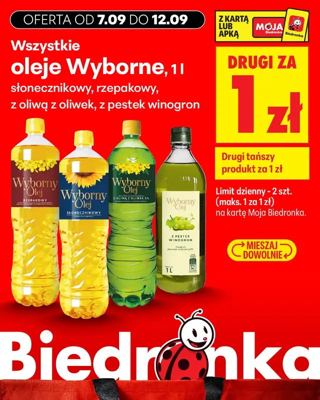 Biedronka - gazetka promocyjna Biedronkowe oszczędności od poniedziałku 07.09 do środy 09.09 - strona 15
