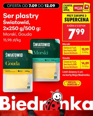 Biedronka - gazetka promocyjna Biedronkowe oszczędności od poniedziałku 07.09 do środy 09.09 - strona 5
