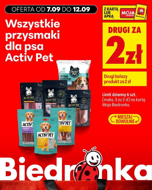 Biedronka - gazetka promocyjna Biedronkowe oszczędności od poniedziałku 07.09 do środy 09.09 - strona 19