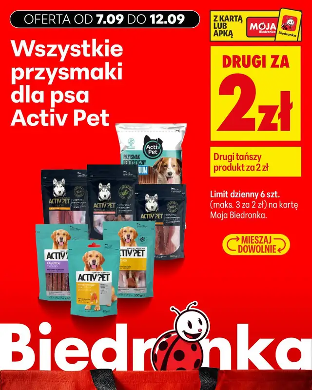 Biedronka - gazetka promocyjna Biedronkowe oszczędności od poniedziałku 07.09 do środy 09.09 - strona 19