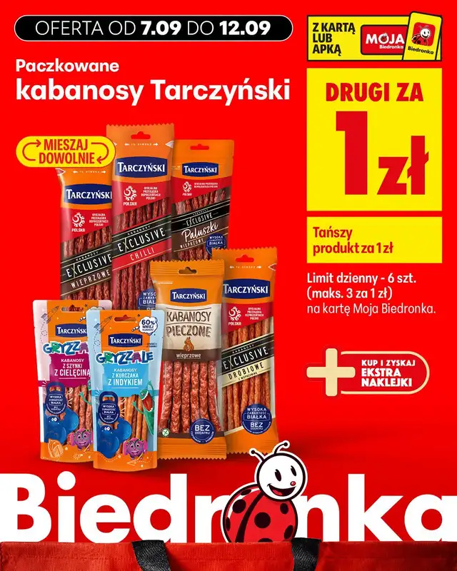 Biedronka - gazetka promocyjna Biedronkowe oszczędności od poniedziałku 07.09 do środy 09.09 - strona 11