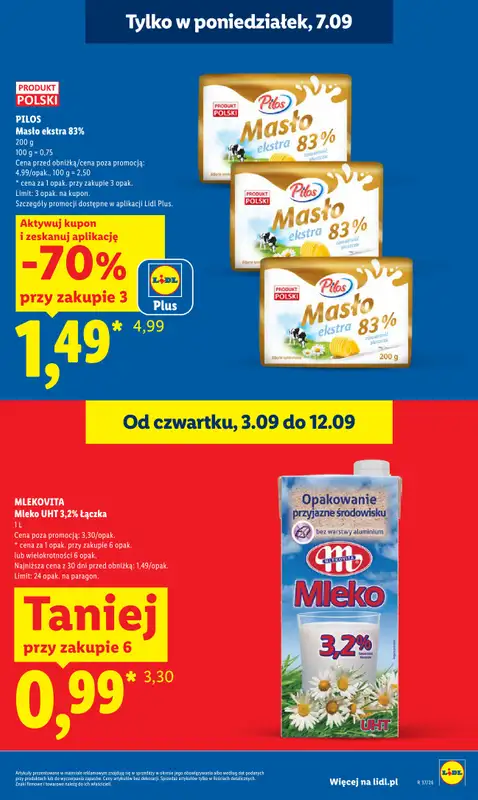 Lidl - gazetka promocyjna Oferta od poniedziałku od poniedziałku 07.09 do środy 09.09 - strona 7