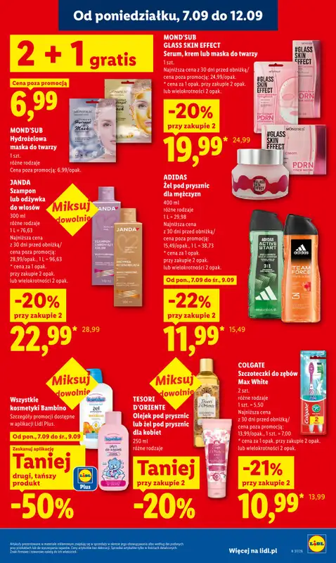Lidl - gazetka promocyjna Oferta od poniedziałku od poniedziałku 07.09 do środy 09.09 - strona 57