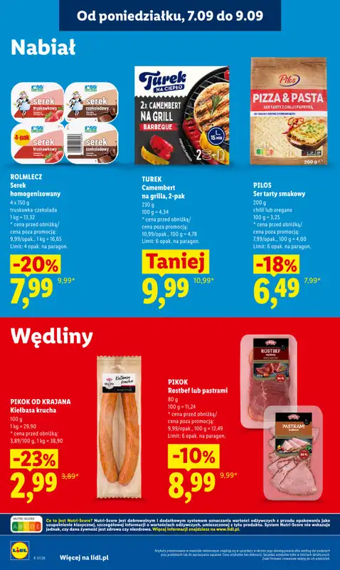 Lidl - gazetka promocyjna Oferta od poniedziałku od poniedziałku 07.09 do środy 09.09 - strona 66