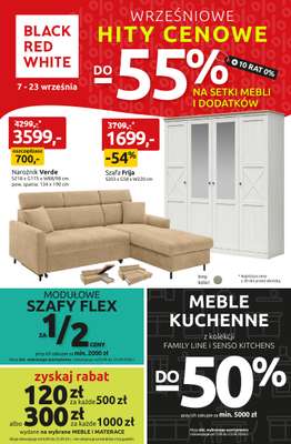 Black Red White - gazetka promocyjna Wrześniowe hity cenowe do -55% od poniedziałku 07.09 do środy 23.09