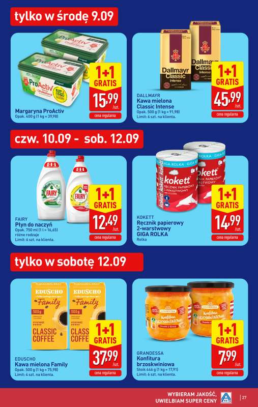 Aldi - gazetka promocyjna Pełny katalog! od poniedziałku 07.09 do soboty 12.09 - strona 27