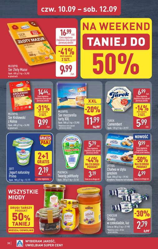 Aldi - gazetka promocyjna Pełny katalog! od poniedziałku 07.09 do soboty 12.09 - strona 38