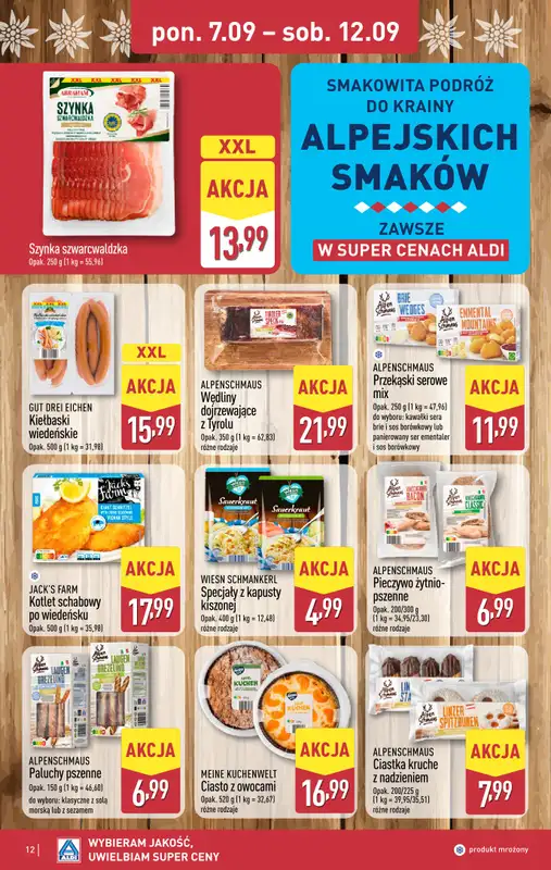 Aldi - gazetka promocyjna Pełny katalog! od poniedziałku 07.09 do soboty 12.09 - strona 12