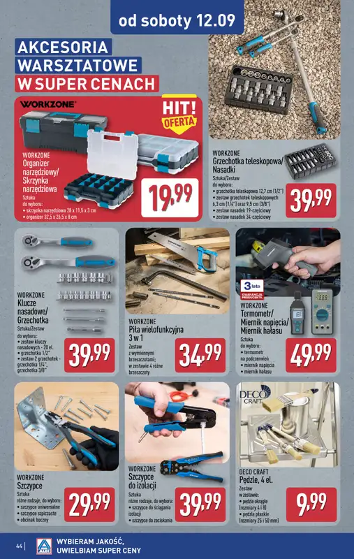 Aldi - gazetka promocyjna Pełny katalog! od poniedziałku 07.09 do soboty 12.09 - strona 44